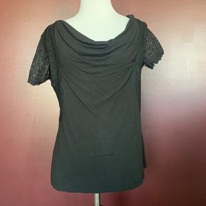 New York and Company black scoop neck shirt